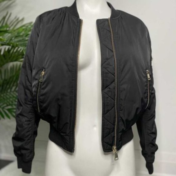 Black bomber jacket - Picture 3 of 3